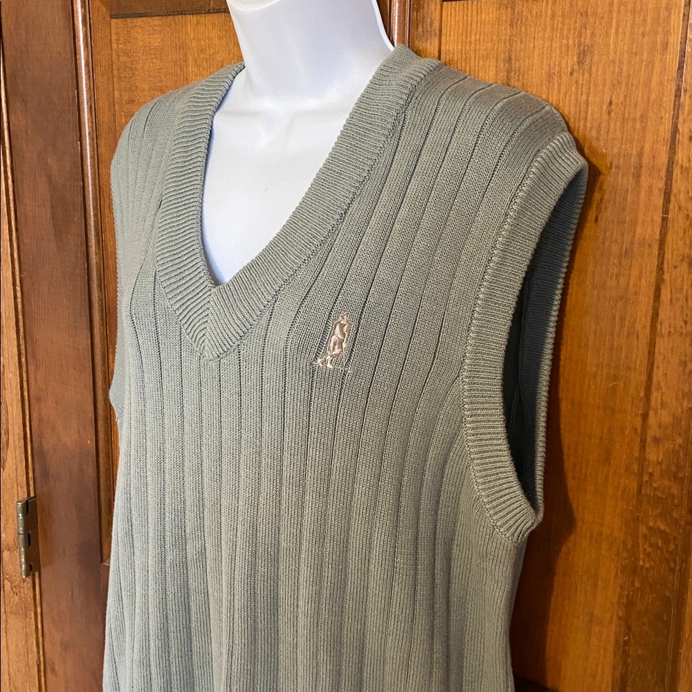 Penguin Sport Golf Knit Sweater Vest Embroidered Chest Logo Size Large